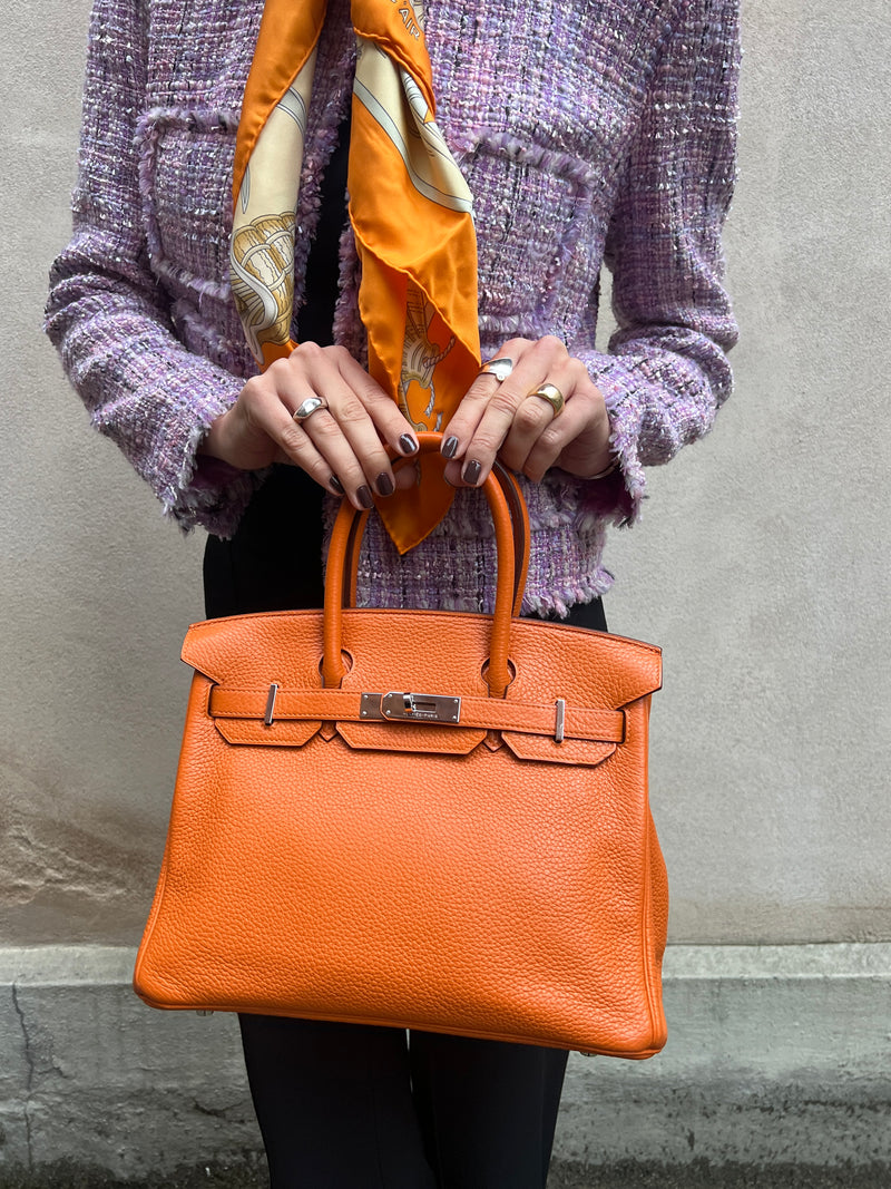 Hermés Birkin 30 orange togo