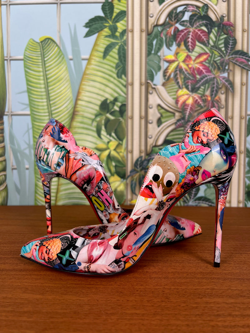 Christian Louboutin hot chick 100 multicolor