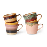 Hkliving 70s ceramics cappuccino mugs vista (set of 4)