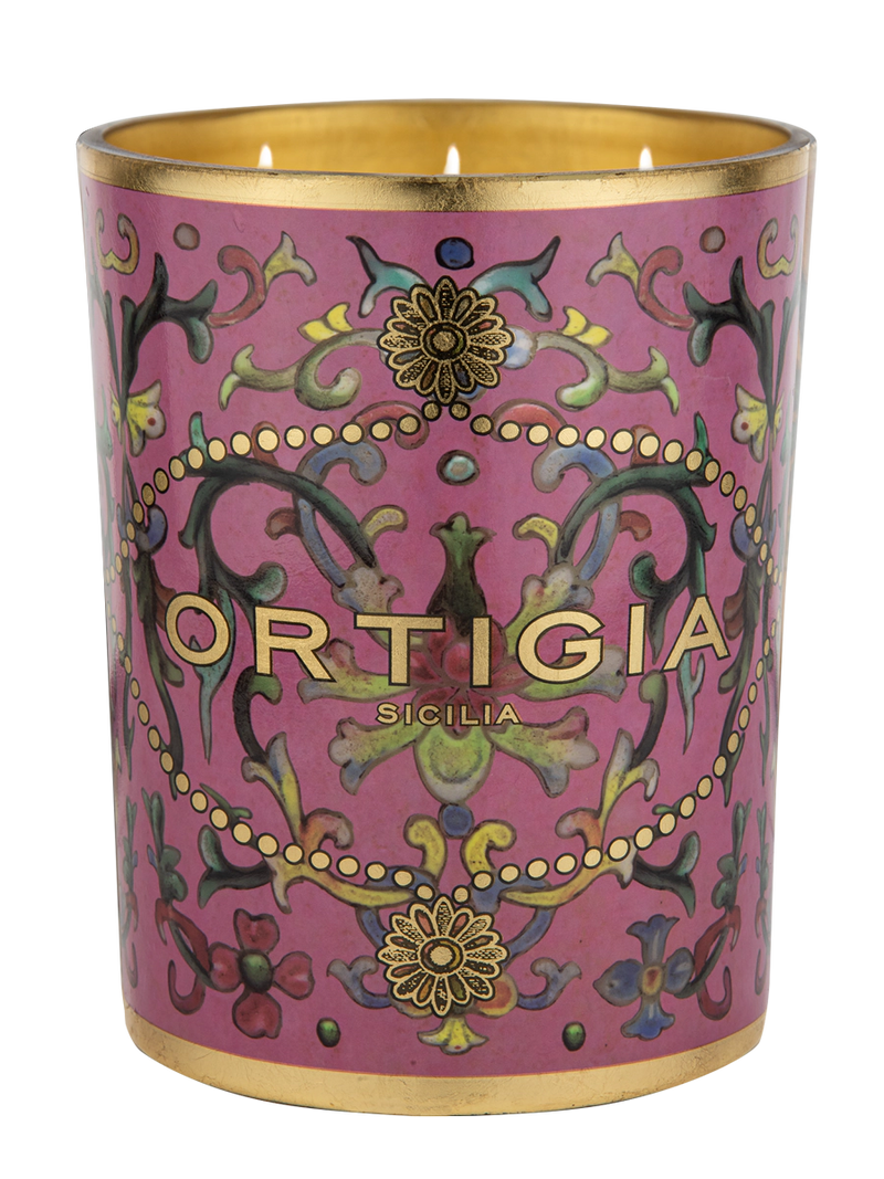 Aragona Decorated Candle Large