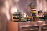 Hkliving 70s ceramics  dessert bowls harbour (set of 4)