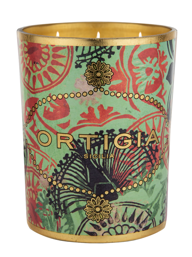 Fico d'India Decorated Candle Large