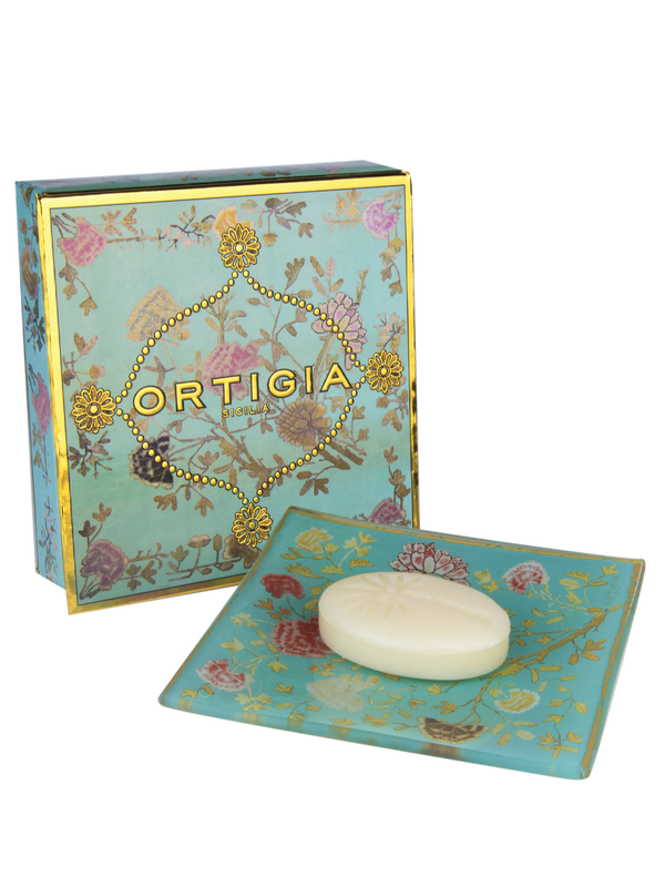 Ortigia Florio Glass Plate & Soap