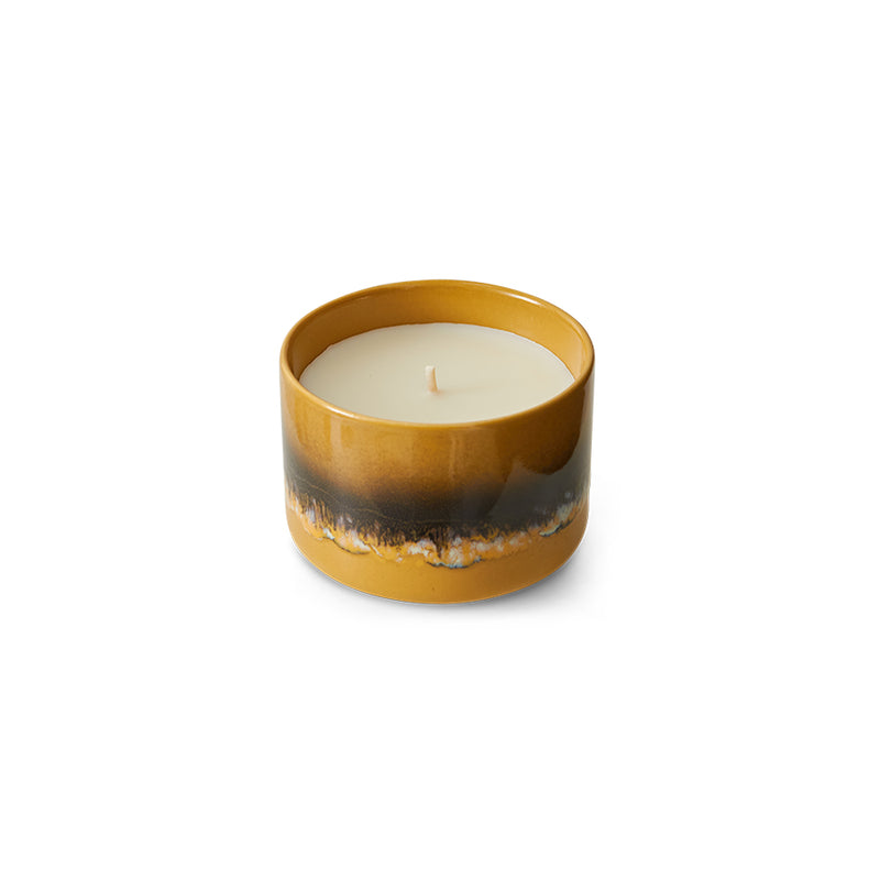 Hkliving 70s ceramics : small scented candle Valencia