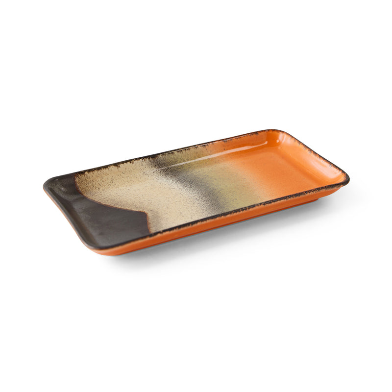 Hkliving 70s ceramics : small trays twenty four hours (set of 2)