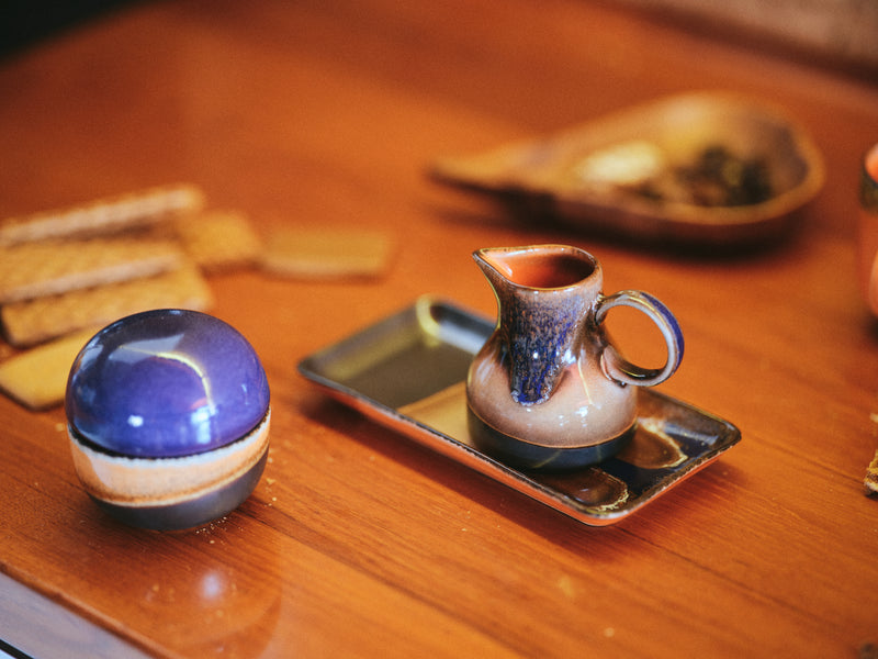 Hkliving 70s ceramics : small trays twenty four hours (set of 2)