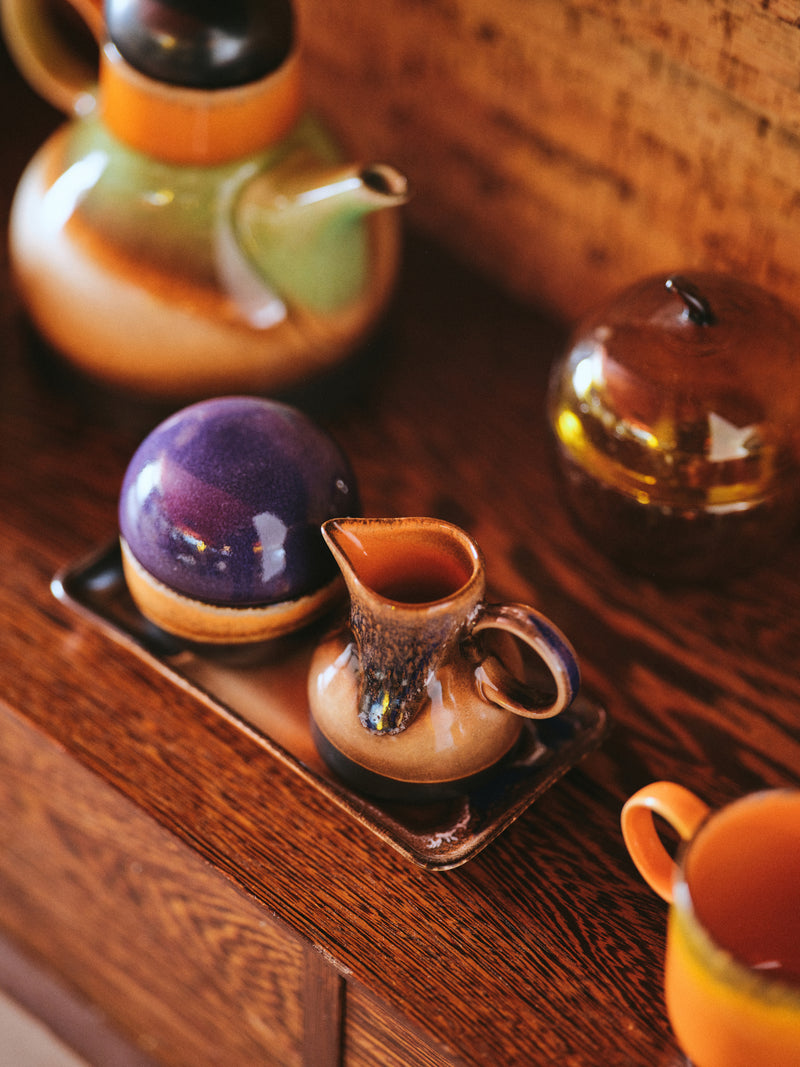 Hkliving 70s ceramics : small trays twenty four hours (set of 2)