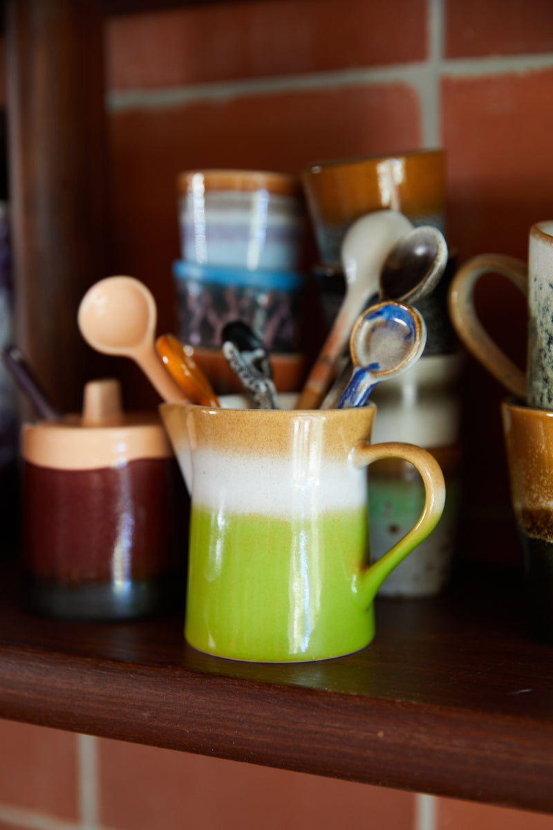 Hkliving 70s ceramics : spoons M, force (set of 4)