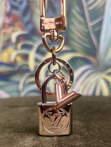 Louis Vuitton key ring Kaleido V padlock