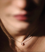 Sägen Prisma blush golden necklace