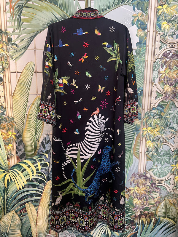 Ortigia Silk Jungle Kaftan