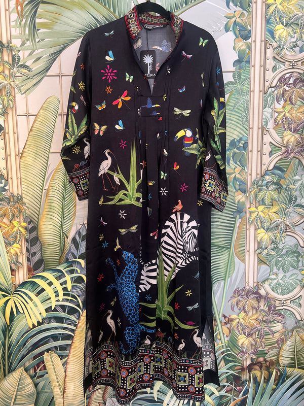 Ortigia Silk Jungle Kaftan