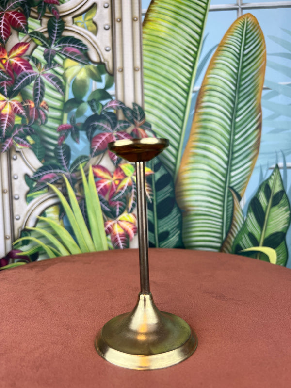 mini pedestal brass