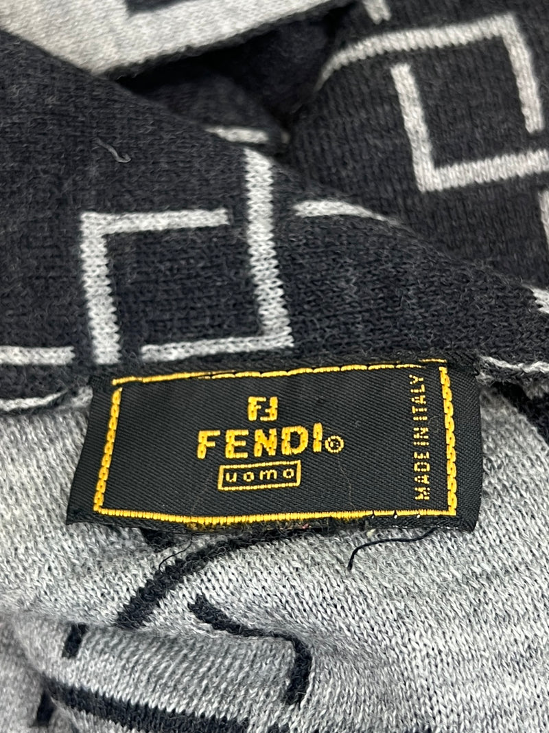 Fendi scarf grey/black