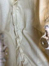 Conch chain rattan shoulder bag white