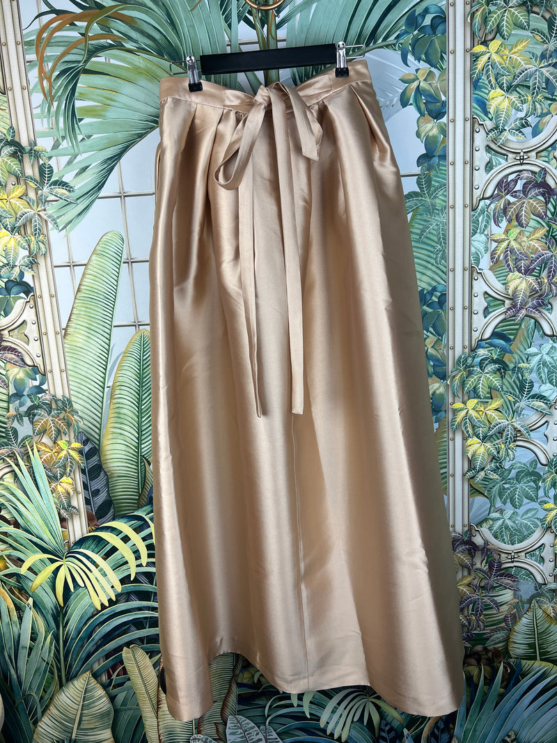 MaxJenny Long Skirt Puff Powder gold