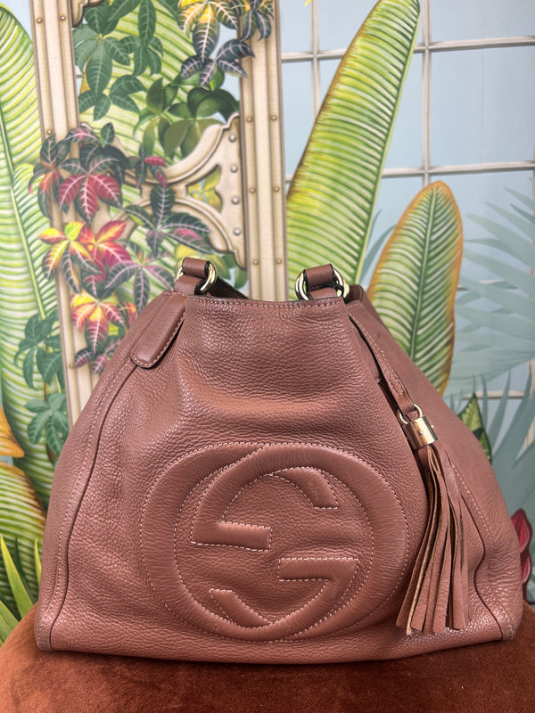 Gucci soho bag beige