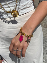 Repurposed Dior charm bracelet