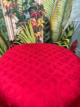 Louis Vuitton shawl monogram red