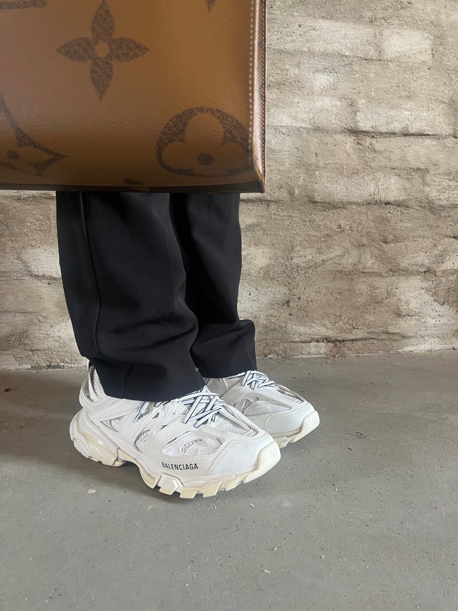 Balenciaga track on feet best sale