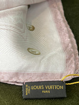 Louis Vuitton silk scarf pink