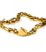 Sägen Juno gold statement necklace