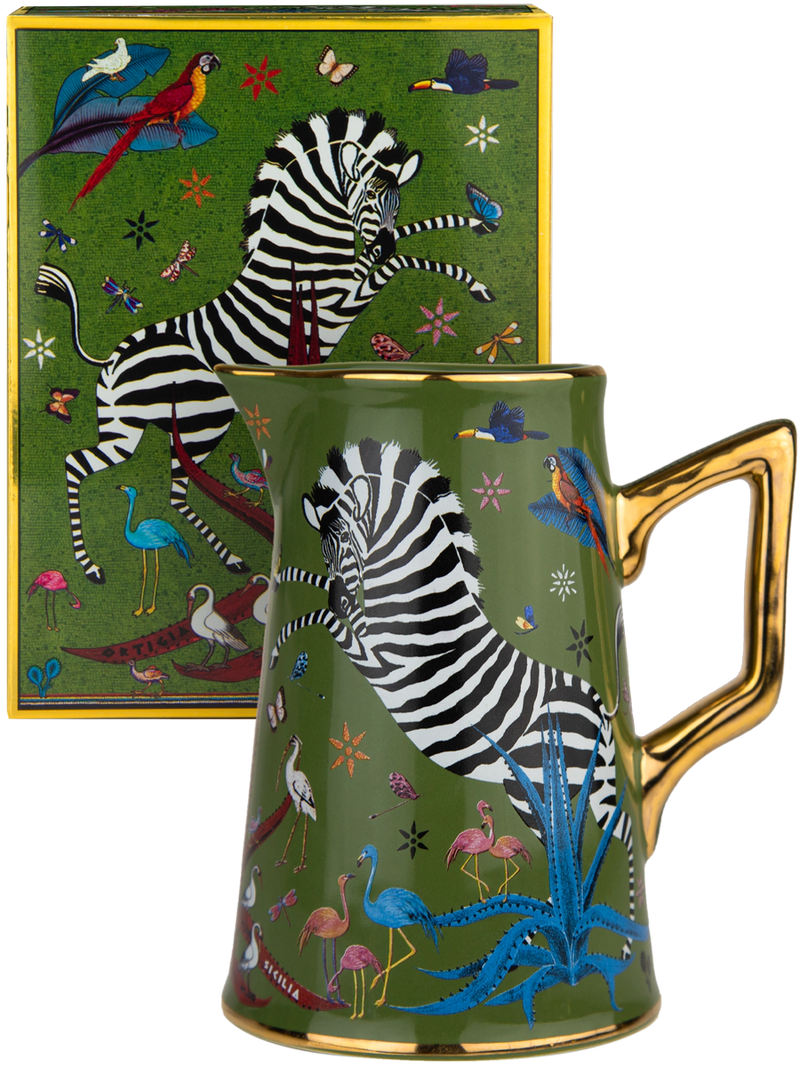 Ortigia Jug Ceramic Green