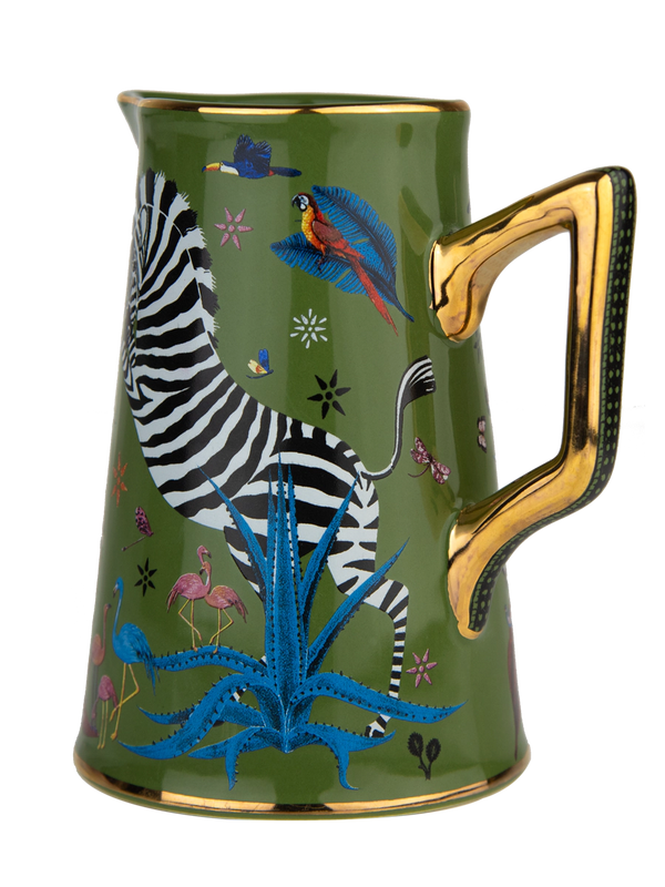 Ortigia Jug Ceramic Green