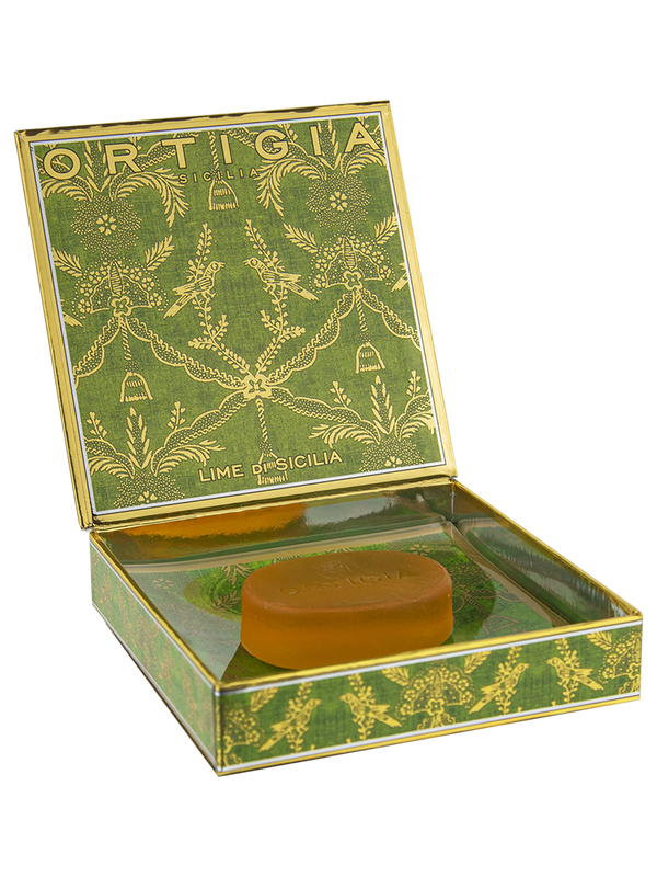 Ortigia Lime di Sicilia Glass Plate & Soap