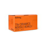 Hkliving 70s ceramics : noodle bowls seabreeze (set of 4)