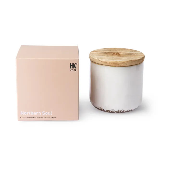 Hkliving 70s ceramics : scented candle Northern Soul