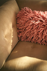 hkliving Rugged woolen cushion pink