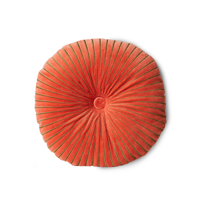 hkliving Round ripple cushion sienna