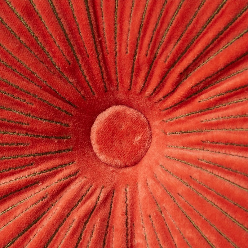 hkliving Round ripple cushion sienna