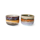 Hkliving 70s ceramics  tapas bowls crystal (set of 4)