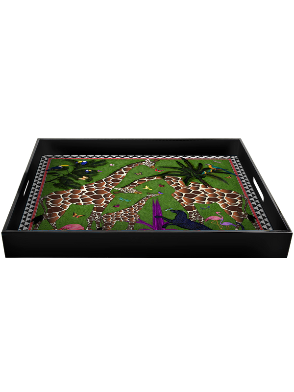 Ortigia Tray Giraffe Green