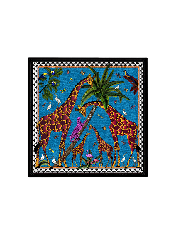 Ortigia Tray Giraffe Blue