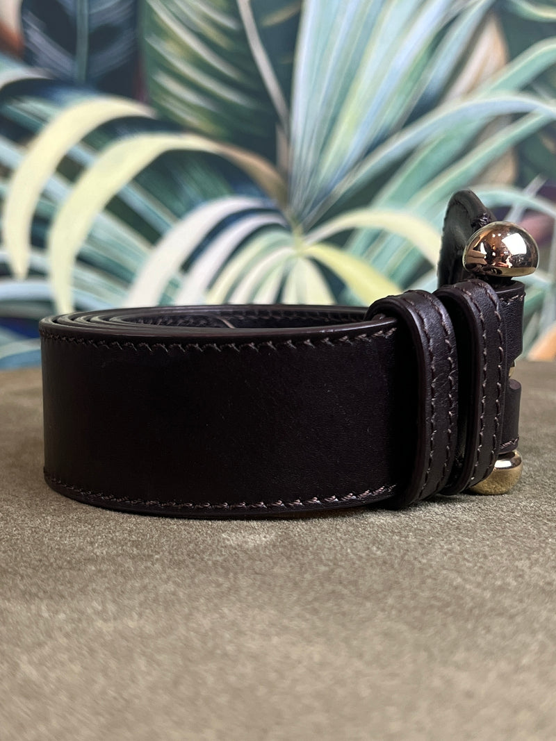 Burberry leather belt