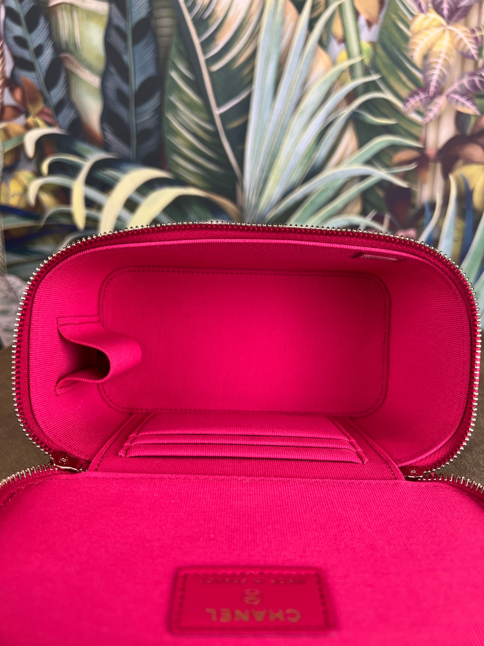 Chanel Vanity bag mini raspberry red – A Piece Lux