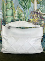 Chanel white Hobo bag