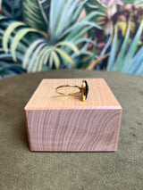 Repurposed CC Heart Ring Black/Gold