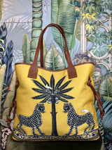 Canvas Tote Gattopardo Sahara