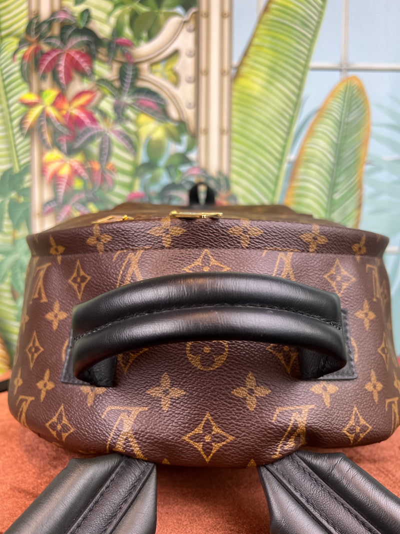 black louis vuitton backpack with gold plate Louis Vuitton palm spring backpack – A Piece Lux