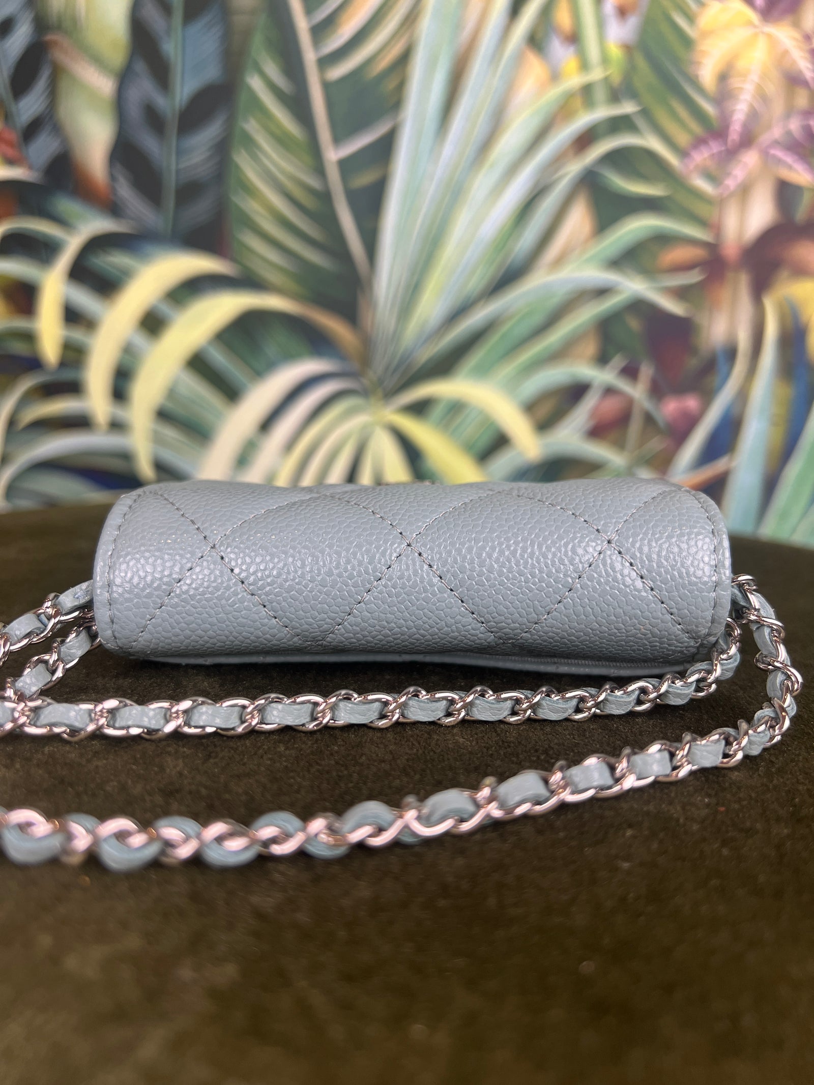 Chanel mint green mini wallet on chain – A Piece Lux