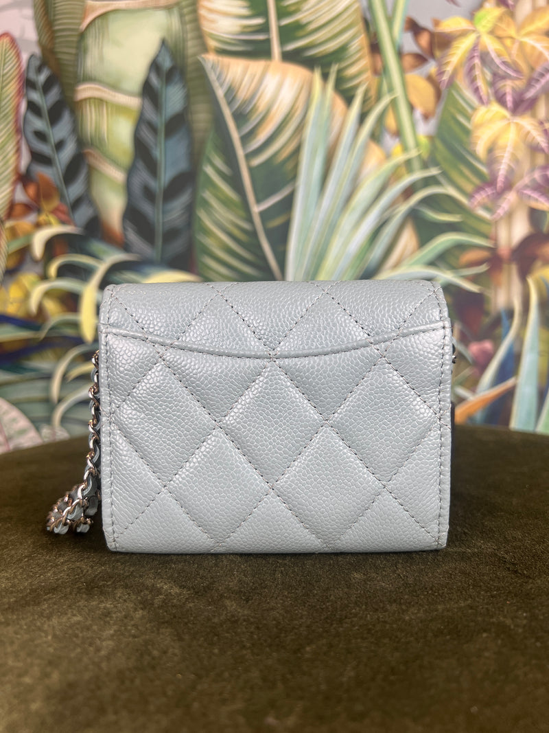 Chanel mint green mini wallet on chain – A Piece Lux