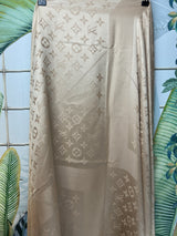 Louis Vuitton gold monogram limited edition shawl