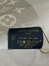 Louis Vuitton gold monogram limited edition shawl