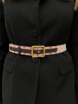 Louis Vuitton canvas belt