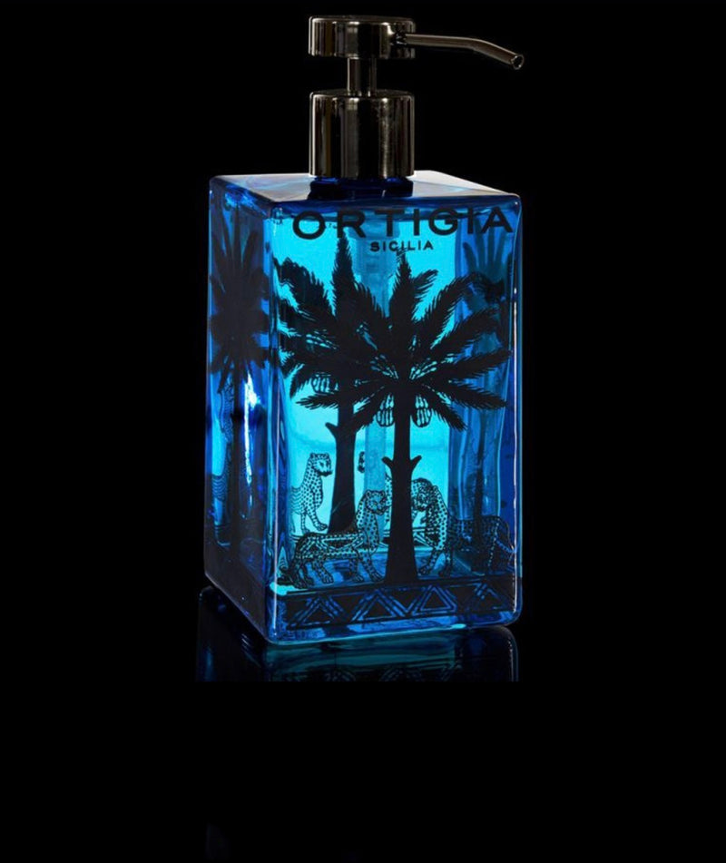 Glass Bottle 500ml Blue