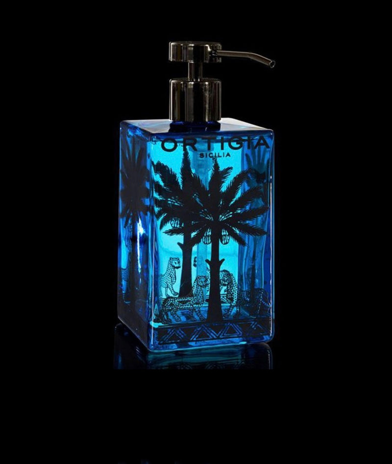 Glass Bottle 300ml Blue